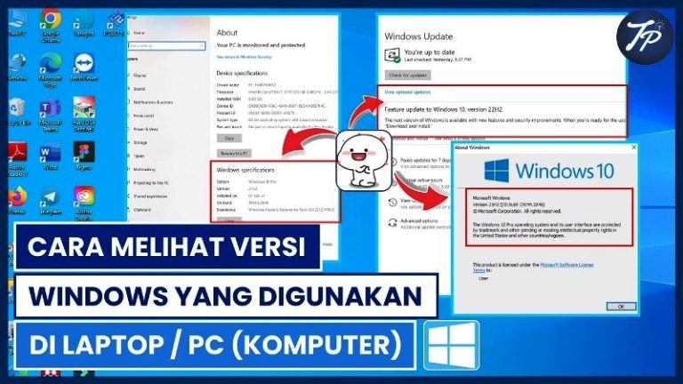 Cara Cek Versi Windows Di Laptop Pc Yang Digunakan