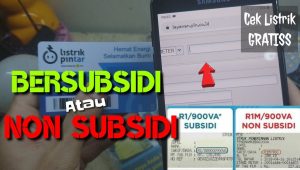 Cara Cek Listrik Subsidi dan Non Subsidi